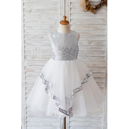Ball Gown Knee Length Flower Girl Dresses Wedding Tulle Sleeveless Jewel Neck with Bow(s)
Ball Gown Knee Length Flower Girl Dresses Wedding Tulle Sleeveless Jewel Neck with Bow(s)