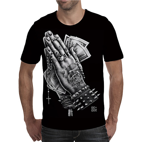 Men's T shirt 3D Print Graphic Plus Size Print Short Sleeve Daily Tops Elegant Exaggerated Gray
Men's T shirt 3D Print Graphic Plus Size Print Short Sleeve Daily Tops Elegant Exaggerated Gray