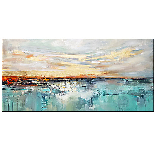 Oil Painting Hand Painted Horizontal Panoramic Abstract Modern Rolled Canvas (No Frame)
Oil Painting Hand Painted Horizontal Panoramic Abstract Modern Rolled Canvas (No Frame)