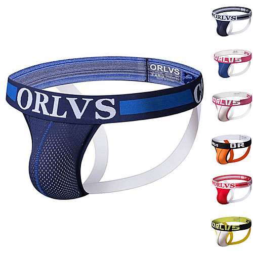 Men's Jockstrap Athletic Supporters Athleisure Underwear Briefs Bottoms Cotton Fitness Gym Workout Performance Running Training Breathable Quick Dry Soft Sport BlueOrange White Red Orange Green Sky
Men's Jockstrap Athletic Supporters Athleisure Underwear Briefs Bottoms Cotton Fitness Gym Workout Performance Running Training Breathable Quick Dry Soft Sport BlueOrange White Red Orange Green Sky