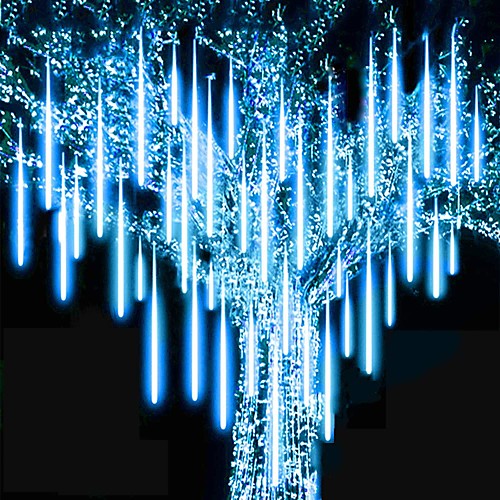 Rain Drop Lights Outdoor Waterproof LED Falling Rain Light 4Packs 50cm 8PCS Set 32 Tubes 960 LED Icicle Snow Meteor Shower Lights for Patio Garden Landscape Wedding Party Holiday House Roof Decoration
Rain Drop Lights Outdoor Waterproof LED Falling Rain Light 4Packs 50cm 8PCS Set 32 Tubes 960 LED Icicle Snow Meteor Shower Lights for Patio Garden Landscape Wedding Party Holiday House Roof Decoration