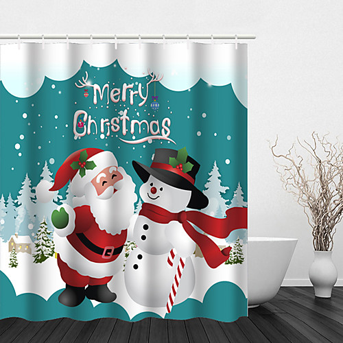 Bathroom Shower Curtain And Hook Rainbow Classic Polyester Cute Christmas Bathroom Decoration Santa Claus And Snowman
Bathroom Shower Curtain And Hook Rainbow Classic Polyester Cute Christmas Bathroom Decoration Santa Claus And Snowman