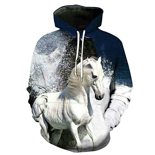 Inspired by Animal Horse Cosplay Costume Hoodie Plush Fabric 3D Printing Harajuku Graphic Hoodie For Women's / Men's
Inspired by Animal Horse Cosplay Costume Hoodie Plush Fabric 3D Printing Harajuku Graphic Hoodie For Women's / Men's