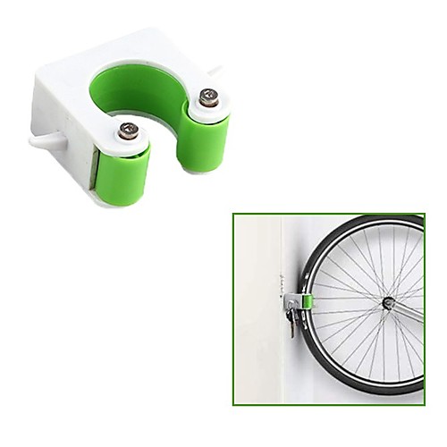 

Kickstand Parking Holder For Road Bike Cycling Bicycle Plastic & Metal Green 2 pcs