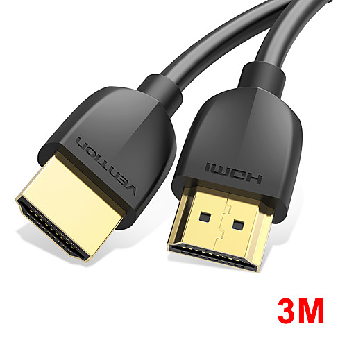 Vention HDMI Cable Slim HDMI to HDMI 2.0 HDR 4K@60Hz for Splitter Extender 1080P Cable for PS4 HDTV Projector 3m Cable HDMI
Vention HDMI Cable Slim HDMI to HDMI 2.0 HDR 4K@60Hz for Splitter Extender 1080P Cable for PS4 HDTV Projector 3m Cable HDMI