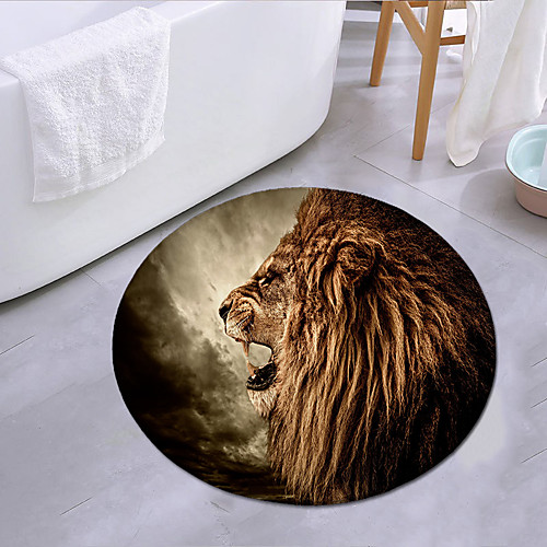Fierce Lion Head Round Mat Carpet Door Mat Bedroom Living Room Carpet Study Room Carpet Kitchen Bathroom Anti-slip Mat
Fierce Lion Head Round Mat Carpet Door Mat Bedroom Living Room Carpet Study Room Carpet Kitchen Bathroom Anti-slip Mat