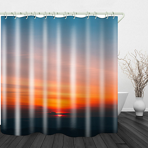 Sun Afterglow Digital Printing Shower Curtains Hooks Modern Polyester New Design
Sun Afterglow Digital Printing Shower Curtains Hooks Modern Polyester New Design