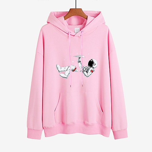 Men's Pullover Hoodie Sweatshirt Astronaut Round Neck Daily Other Prints Basic Hoodies Sweatshirts Long Sleeve Yellow Blushing Pink Gray
Men's Pullover Hoodie Sweatshirt Astronaut Round Neck Daily Other Prints Basic Hoodies Sweatshirts Long Sleeve Yellow Blushing Pink Gray