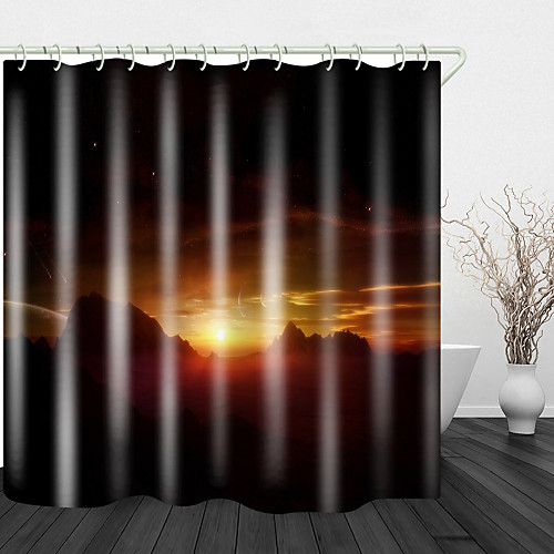 Dark Night Mountain Sunset Digital Printing Shower Curtain Shower Curtain Shower Curtains & Hooks Modern Polyester New Design
Dark Night Mountain Sunset Digital Printing Shower Curtain Shower Curtain Shower Curtains & Hooks Modern Polyester New Design