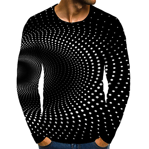 Men's T shirt 3D Print Graphic 3D Plus Size Print Long Sleeve Daily Tops Elegant Exaggerated Black
Men's T shirt 3D Print Graphic 3D Plus Size Print Long Sleeve Daily Tops Elegant Exaggerated Black