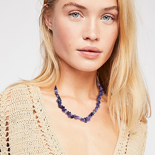 Women's Men's Choker Necklace Chain Necklace Handmade Friends Vertical / Gold bar Gemini Lucky Faith Unique Design Fashion Punk Hip Hop Stone Alloy Blue Purple Blushing Pink Green White 38 cm Necklace
Women's Men's Choker Necklace Chain Necklace Handmade Friends Vertical / Gold bar Gemini Lucky Faith Unique Design Fashion Punk Hip Hop Stone Alloy Blue Purple Blushing Pink Green White 38 cm Necklace