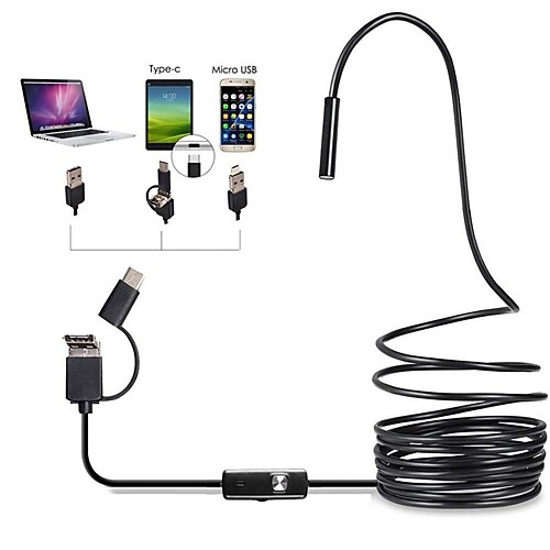 Mobile Phone Endoscope Camera 7mm 1/2/ 5m Lens Supports Android Computer Type-c/usb Interface
Mobile Phone Endoscope Camera 7mm 1/2/ 5m Lens Supports Android Computer Type-c/usb Interface