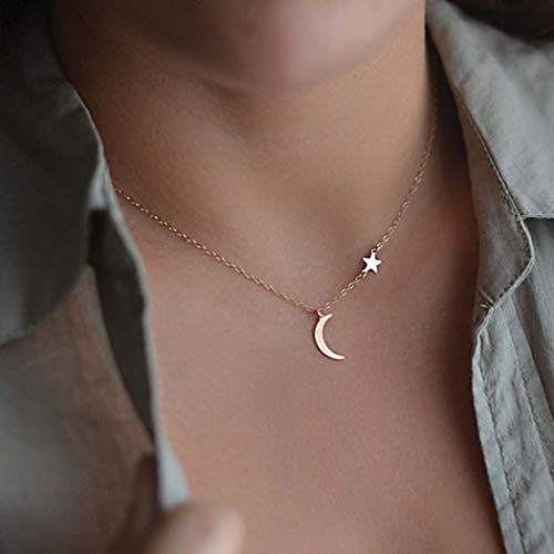 fashion moon pendant necklaces star necklace chain jewelry for women and girls (gold)
fashion moon pendant necklaces star necklace chain jewelry for women and girls (gold)