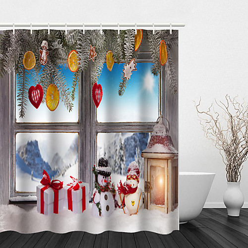 Bathroom Shower Curtain And Hook Rainbow Classic Polyester Cute Christmas Bathroom Ornaments Window Snowman Gift
Bathroom Shower Curtain And Hook Rainbow Classic Polyester Cute Christmas Bathroom Ornaments Window Snowman Gift