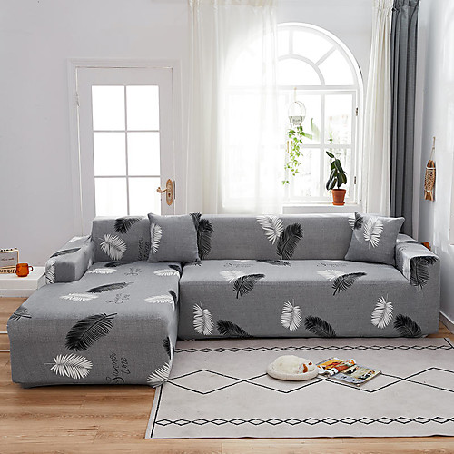 Stretch Sofa Cover Slipcover Elastic Sectional Couch Armchair Loveseat 4 Or 3 Seater L Shape Grey Botanical Plants Soft Durable
Stretch Sofa Cover Slipcover Elastic Sectional Couch Armchair Loveseat 4 Or 3 Seater L Shape Grey Botanical Plants Soft Durable