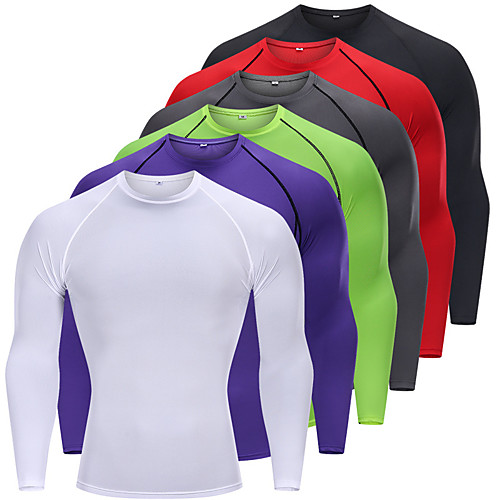 Men's Long Sleeve Compression Shirt Running Shirt Tee Tshirt Top Athletic Athleisure Winter Moisture Wicking Quick Dry Breathable Fitness Gym Workout Running Jogging Training Sportswear Solid Colored
Men's Long Sleeve Compression Shirt Running Shirt Tee Tshirt Top Athletic Athleisure Winter Moisture Wicking Quick Dry Breathable Fitness Gym Workout Running Jogging Training Sportswear Solid Colored