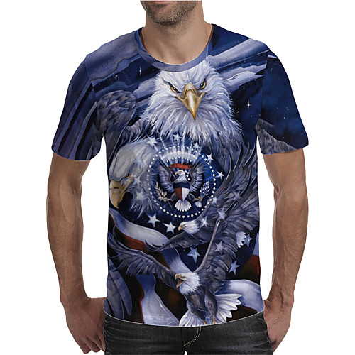 Men's T shirt Shirt 3D Print Graphic Animal Plus Size Print Short Sleeve Daily Tops Elegant Exaggerated Round Neck Gray
Men's T shirt Shirt 3D Print Graphic Animal Plus Size Print Short Sleeve Daily Tops Elegant Exaggerated Round Neck Gray
