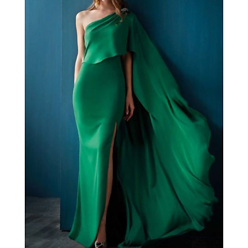 Sheath / Column Reformation Amante Minimalist Wedding Guest Formal Evening Dress One Shoulder Sleeveless Sweep / Brush Train Satin with Sleek Split 2021
Sheath / Column Reformation Amante Minimalist Wedding Guest Formal Evening Dress One Shoulder Sleeveless Sweep / Brush Train Satin with Sleek Split 2021