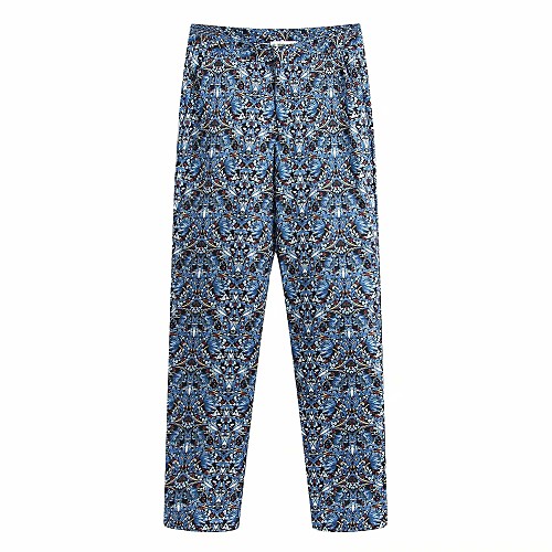 Women's Basic Streetwear Comfort Daily Going out Wide Leg Pants Pants Floral Full Length Pocket Print Blue
Women's Basic Streetwear Comfort Daily Going out Wide Leg Pants Pants Floral Full Length Pocket Print Blue