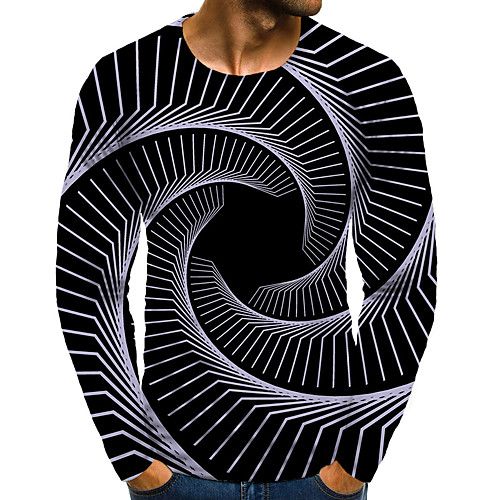 Men's T shirt 3D Print Graphic 3D Plus Size Print Long Sleeve Daily Tops Elegant Exaggerated Black
Men's T shirt 3D Print Graphic 3D Plus Size Print Long Sleeve Daily Tops Elegant Exaggerated Black