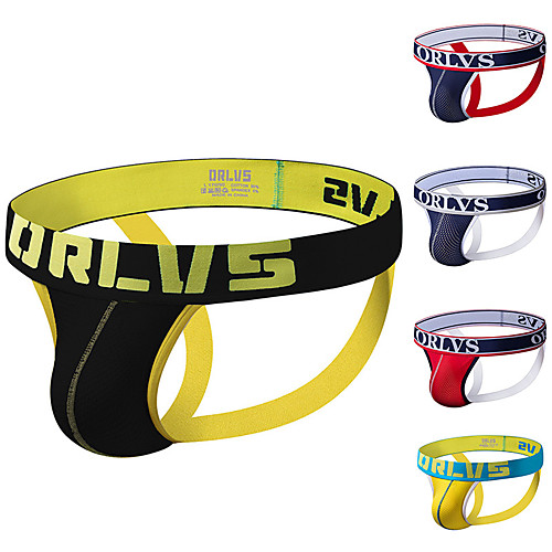 Men's Jockstrap Athletic Supporters Athleisure Underwear Briefs Bottoms Mesh Fitness Gym Workout Performance Running Training Breathable Quick Dry Soft Sport Dark Yellow Yellow Red Royal Blue Dark
Men's Jockstrap Athletic Supporters Athleisure Underwear Briefs Bottoms Mesh Fitness Gym Workout Performance Running Training Breathable Quick Dry Soft Sport Dark Yellow Yellow Red Royal Blue Dark
