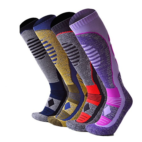 R-BAO Women's Men's Athletic Sports Socks Ski Socks Camping / Hiking Hunting Ski / Snowboard Cushion Breathability High Elasticity Polyester / Cotton Crew Socks Ski Wear / Winter / Patchwork
R-BAO Women's Men's Athletic Sports Socks Ski Socks Camping / Hiking Hunting Ski / Snowboard Cushion Breathability High Elasticity Polyester / Cotton Crew Socks Ski Wear / Winter / Patchwork
