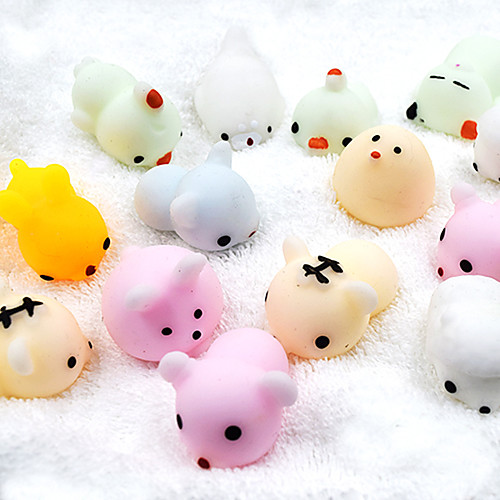 Squeeze Toy / Sensory Toy Rabbit Animal Stress and Anxiety Relief Office Desk Toys Novelty Squishy Decompression Toys For Unisex Boys' Girls' 6 pcs / 14 years
Squeeze Toy / Sensory Toy Rabbit Animal Stress and Anxiety Relief Office Desk Toys Novelty Squishy Decompression Toys For Unisex Boys' Girls' 6 pcs / 14 years