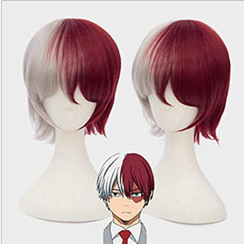My Hero Academia Boko No Hero Todoroki Shoto Cosplay Wigs Men's With Bangs 10 inch Heat Resistant Fiber Straight Ombre Teen Adults' Anime Wig
My Hero Academia Boko No Hero Todoroki Shoto Cosplay Wigs Men's With Bangs 10 inch Heat Resistant Fiber Straight Ombre Teen Adults' Anime Wig