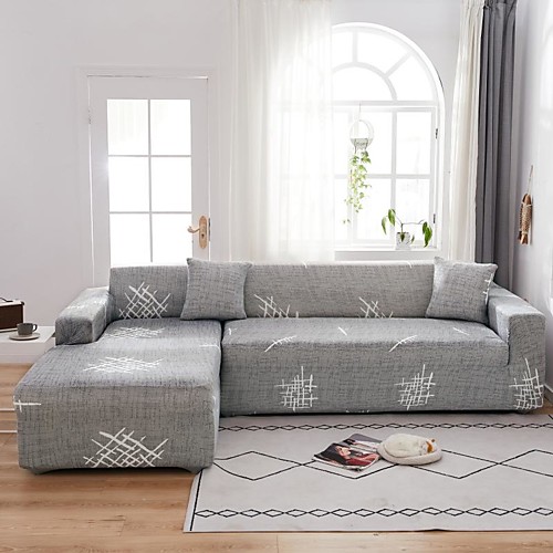 Stretch Sofa Cover Slipcover Elastic Sectional Couch Armchair Loveseat 4 Or 3 Seater L Shape Grey Geometric Soft Durable
Stretch Sofa Cover Slipcover Elastic Sectional Couch Armchair Loveseat 4 Or 3 Seater L Shape Grey Geometric Soft Durable