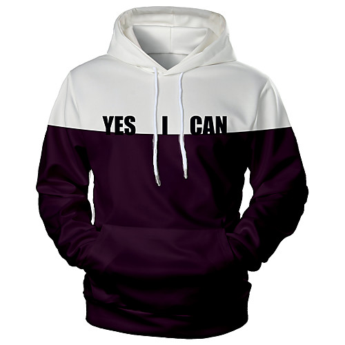 Men's Pullover Hoodie Sweatshirt Graphic 3D Text Hooded Daily 3D Print 3D Print Hoodies Sweatshirts Long Sleeve Purple / Letter
Men's Pullover Hoodie Sweatshirt Graphic 3D Text Hooded Daily 3D Print 3D Print Hoodies Sweatshirts Long Sleeve Purple / Letter