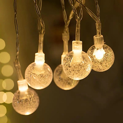 2pcs 1pcs Holiday Party Decor Light String 6m 40 LED Crystal Clear Ball Fairy String Light Wedding Party Outdoor Decor Lamp
2pcs 1pcs Holiday Party Decor Light String 6m 40 LED Crystal Clear Ball Fairy String Light Wedding Party Outdoor Decor Lamp