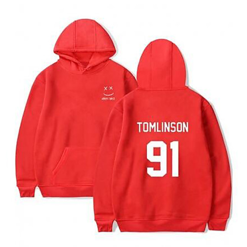 Inspired by Louis Tomlinson 91 Cosplay Hoodie Anime Polyester / Cotton Blend Graphic Prints Printing Harajuku Graphic Hoodie For Women's / Men's
Inspired by Louis Tomlinson 91 Cosplay Hoodie Anime Polyester / Cotton Blend Graphic Prints Printing Harajuku Graphic Hoodie For Women's / Men's