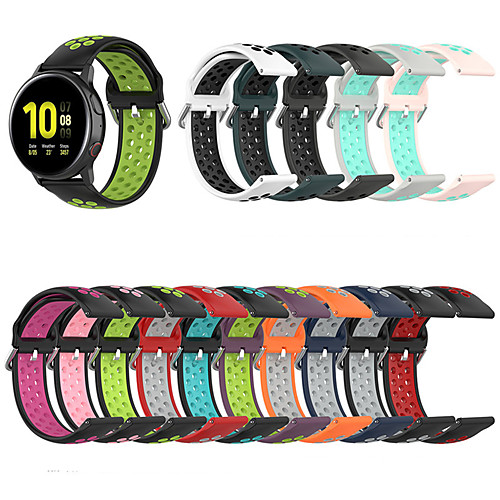 20mm Silicone Strap Band For Samsung Galaxy Watch 3 41mm /Galaxy Active 2 / Gear Sport Sports Bracelet
20mm Silicone Strap Band For Samsung Galaxy Watch 3 41mm /Galaxy Active 2 / Gear Sport Sports Bracelet