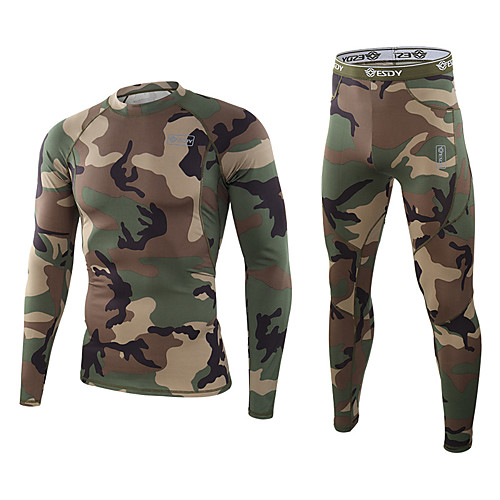 Men's Hunting T-shirt Tee shirt Outdoor Warm Quick Dry Soft Thick Fall Winter Spring Camo / Camouflage Clothing Suit Polyester Camping / Hiking Hunting Fishing Camouflage Black
Men's Hunting T-shirt Tee shirt Outdoor Warm Quick Dry Soft Thick Fall Winter Spring Camo / Camouflage Clothing Suit Polyester Camping / Hiking Hunting Fishing Camouflage Black