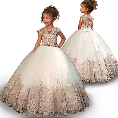 Princess Dress Party Costume Flower Girl Dress Girls' Movie Cosplay Princess Beige Light Blue Dress Children's Day Masquerade Polyester
Princess Dress Party Costume Flower Girl Dress Girls' Movie Cosplay Princess Beige Light Blue Dress Children's Day Masquerade Polyester