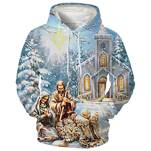 Men's Pullover Hoodie Sweatshirt Print Graphic 3D Hooded Christmas Daily 3D Print 3D Print Christmas Hoodies Sweatshirts Long Sleeve Light Blue
Men's Pullover Hoodie Sweatshirt Print Graphic 3D Hooded Christmas Daily 3D Print 3D Print Christmas Hoodies Sweatshirts Long Sleeve Light Blue