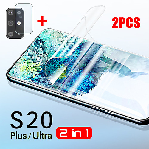 2PCS 2 in1 Soft Screen Protector For Samsung Galaxy S20 Glass Protective S20 Ultra S20 Plus Film Hydrogel Camera Lens
2PCS 2 in1 Soft Screen Protector For Samsung Galaxy S20 Glass Protective S20 Ultra S20 Plus Film Hydrogel Camera Lens