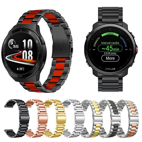 Metal Stainless Steel Watch Band for Polar Vantage M / Grit X Replaceable Bracelet Wrist Strap Wristband
Metal Stainless Steel Watch Band for Polar Vantage M / Grit X Replaceable Bracelet Wrist Strap Wristband