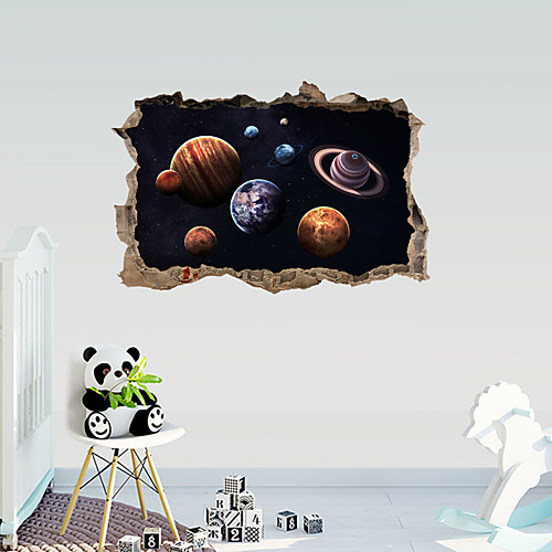 3D Broken Wall Star Planet Nine Planet Wall Stickers Living Room Bedroom Children's Room Three Dimensional Decorative Painting 6090CM
3D Broken Wall Star Planet Nine Planet Wall Stickers Living Room Bedroom Children's Room Three Dimensional Decorative Painting 6090CM