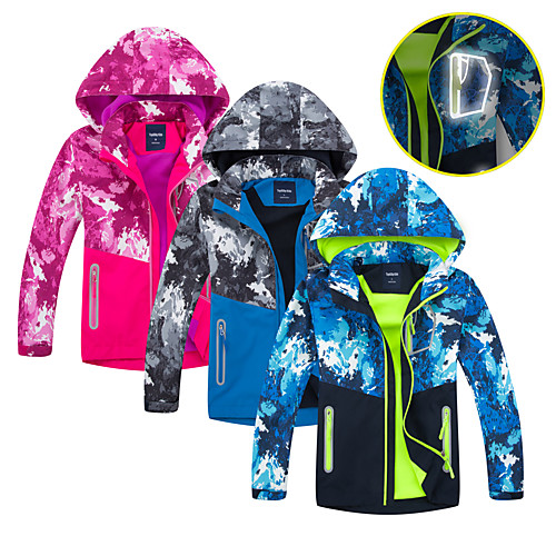 Boys' Girls' Ski Jacket Fleece Jacket Waterproof Hiking Jacket Fleece Winter Outdoor Patchwork Waterproof Windproof Fleece Lining Warm Windbreaker Coat Top Full Zip Hunting Ski / Snowboard Fishing
Boys' Girls' Ski Jacket Fleece Jacket Waterproof Hiking Jacket Fleece Winter Outdoor Patchwork Waterproof Windproof Fleece Lining Warm Windbreaker Coat Top Full Zip Hunting Ski / Snowboard Fishing