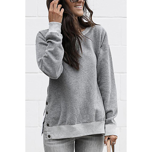 Women's Pullover Sweatshirt Plain Solid Color Daily Casual Hoodies Sweatshirts Army Green Gray Navy Blue
Women's Pullover Sweatshirt Plain Solid Color Daily Casual Hoodies Sweatshirts Army Green Gray Navy Blue