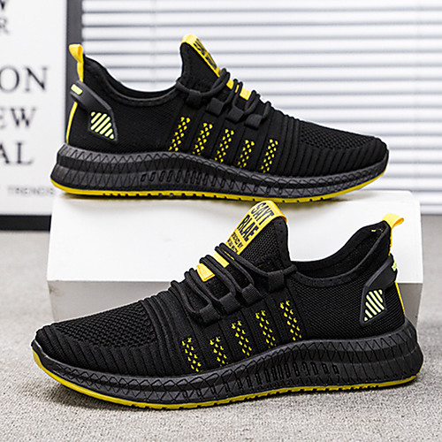 Men's Trainers Athletic Shoes Athletic Running Shoes Walking Shoes Mesh Black / Red White Yellow Fall Spring
Men's Trainers Athletic Shoes Athletic Running Shoes Walking Shoes Mesh Black / Red White Yellow Fall Spring