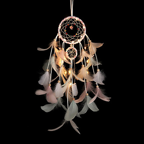 Dreamcatcher Feather Wind Chimes with LED Night Light Bedroom Décor Ornaments Dream Catcher Romantic Decorating Lights for Living Room Bedroom Christmas New Year Decoration
Dreamcatcher Feather Wind Chimes with LED Night Light Bedroom Décor Ornaments Dream Catcher Romantic Decorating Lights for Living Room Bedroom Christmas New Year Decoration