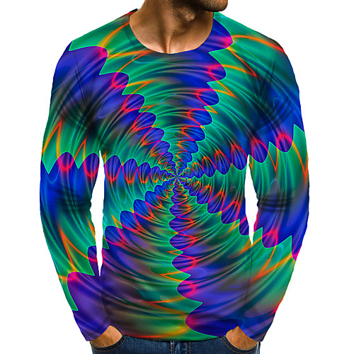 Men's T shirt Shirt 3D Print Graphic 3D Plus Size Print Long Sleeve Daily Tops Elegant Exaggerated Round Neck Rainbow
Men's T shirt Shirt 3D Print Graphic 3D Plus Size Print Long Sleeve Daily Tops Elegant Exaggerated Round Neck Rainbow