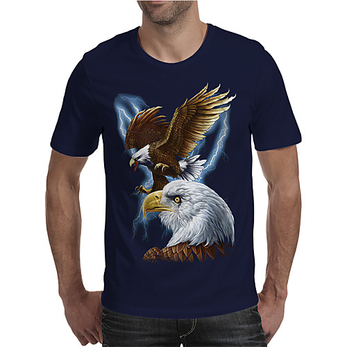Men's T shirt 3D Print Graphic Animal Plus Size Print Short Sleeve Daily Tops Elegant Exaggerated Navy Blue
Men's T shirt 3D Print Graphic Animal Plus Size Print Short Sleeve Daily Tops Elegant Exaggerated Navy Blue
