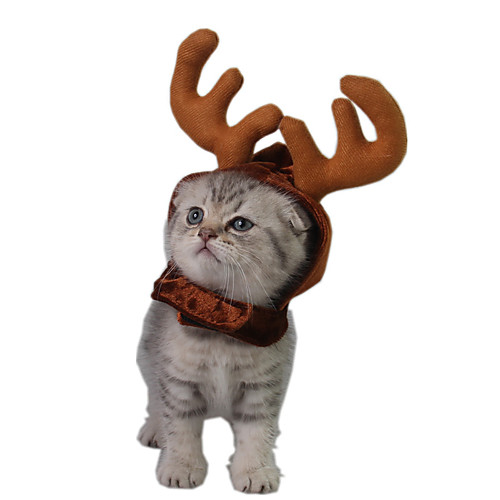 Dog Cat Hair Accessories Bandanas & Hats Christmas Costume Santa Claus Elk Cosplay Funny Christmas Party Winter Dog Clothes Puppy Clothes Dog Outfits Adjustable Brown Costume for Girl and Boy Dog
Dog Cat Hair Accessories Bandanas & Hats Christmas Costume Santa Claus Elk Cosplay Funny Christmas Party Winter Dog Clothes Puppy Clothes Dog Outfits Adjustable Brown Costume for Girl and Boy Dog