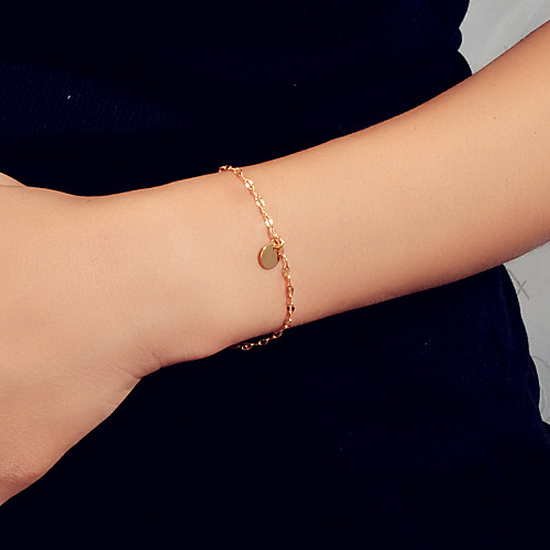 Women's Chain Bracelet Single Strand Fashion Fashion Alloy Bracelet Jewelry Gold / Silver For Date
Women's Chain Bracelet Single Strand Fashion Fashion Alloy Bracelet Jewelry Gold / Silver For Date