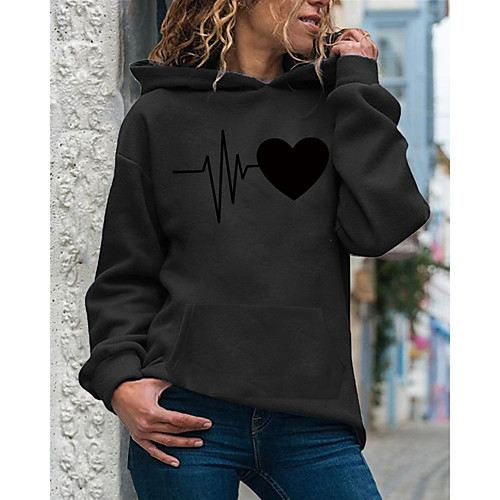 Women's Hoodie Pullover Heart Daily Casual Hoodies Sweatshirts Loose Purple Yellow Blushing Pink
Women's Hoodie Pullover Heart Daily Casual Hoodies Sweatshirts Loose Purple Yellow Blushing Pink