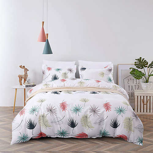 Premium Reversible Colorful Leaves Duvet Cover Set Lightweight Reversible Soft 3Pcs Set(1 Duvet Cover 2 Pillow Pillowcases)King/Queen
Premium Reversible Colorful Leaves Duvet Cover Set Lightweight Reversible Soft 3Pcs Set(1 Duvet Cover 2 Pillow Pillowcases)King/Queen