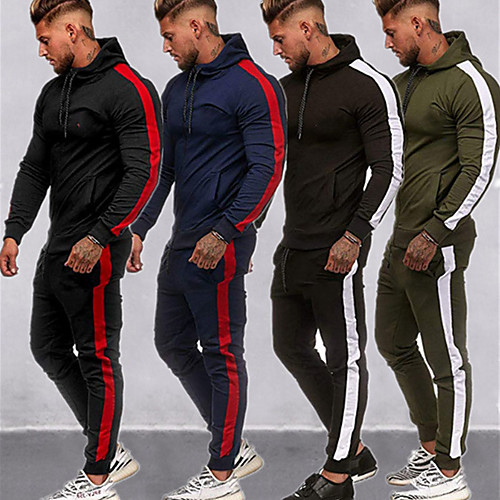 Men's 2 Piece Full Zip Tracksuit Sweatsuit Street Casual 2pcs Winter Long Sleeve Thermal Warm Breathable Soft Fitness Gym Workout Running Active Training Jogging Sportswear Normal Hoodie Black / Red
Men's 2 Piece Full Zip Tracksuit Sweatsuit Street Casual 2pcs Winter Long Sleeve Thermal Warm Breathable Soft Fitness Gym Workout Running Active Training Jogging Sportswear Normal Hoodie Black / Red
